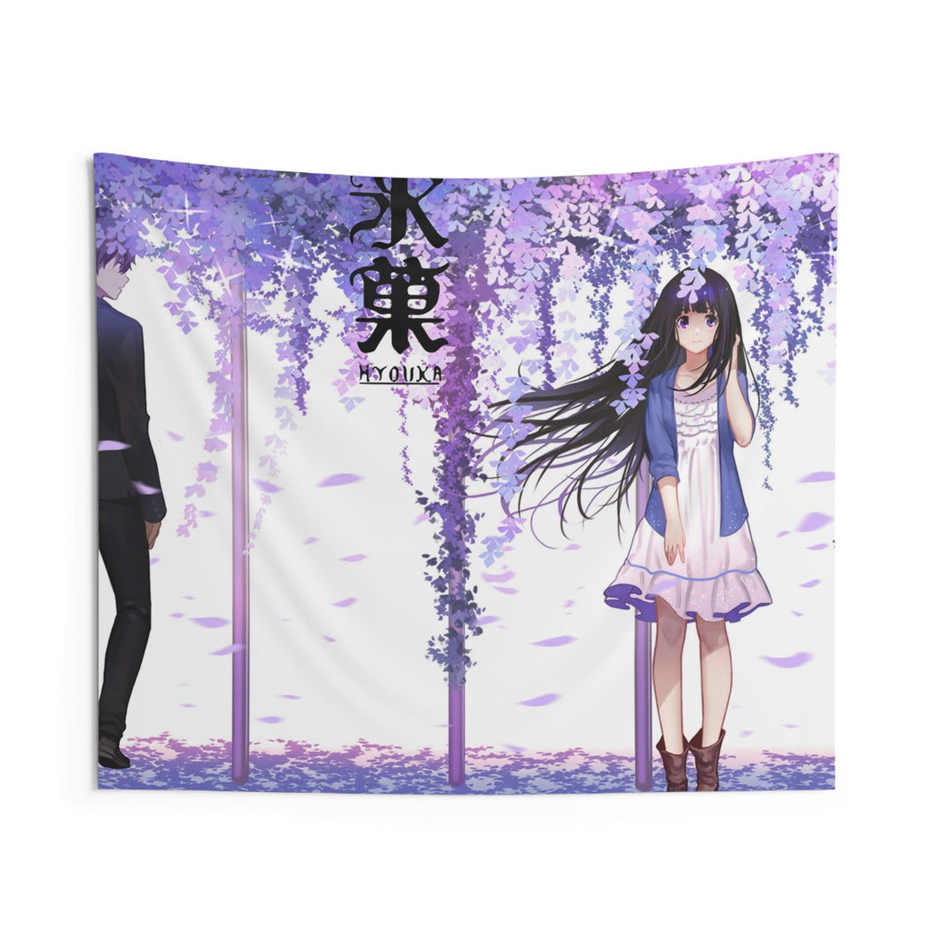 Eru Chitanda  And  Hōtarō Oreki Full body Indoor Wall Tapestry