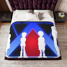 Load image into Gallery viewer, Hunter x Hunter Ending Background Sherpa Blanket
