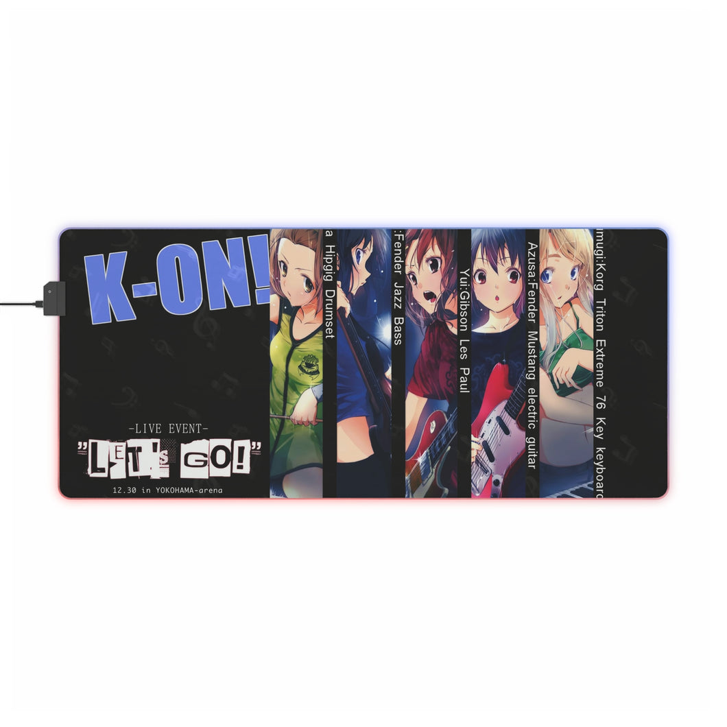 K-ON! RGB LED Mouse Pad (Desk Mat)
