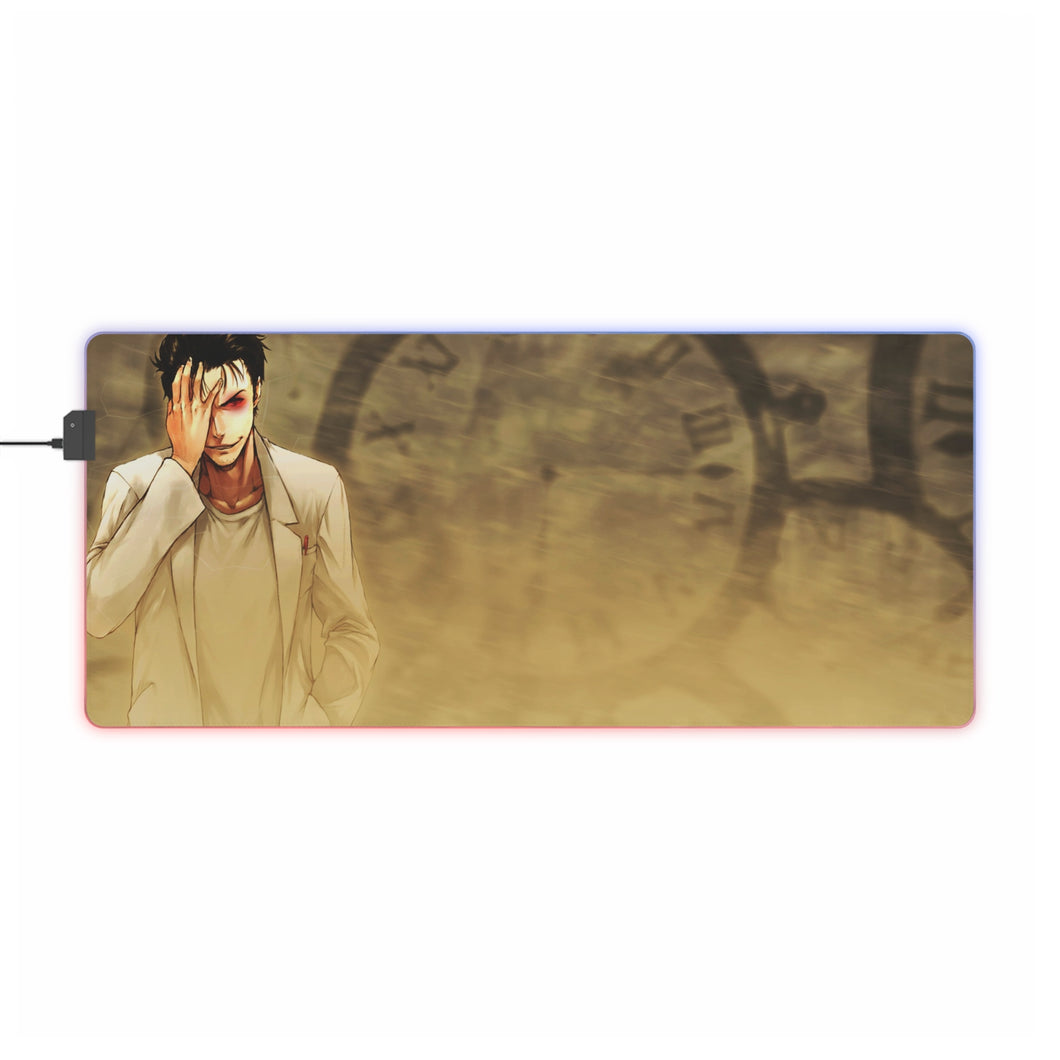 Okabi Rentaro - Steins Gate RGB LED Mouse Pad (Desk Mat)