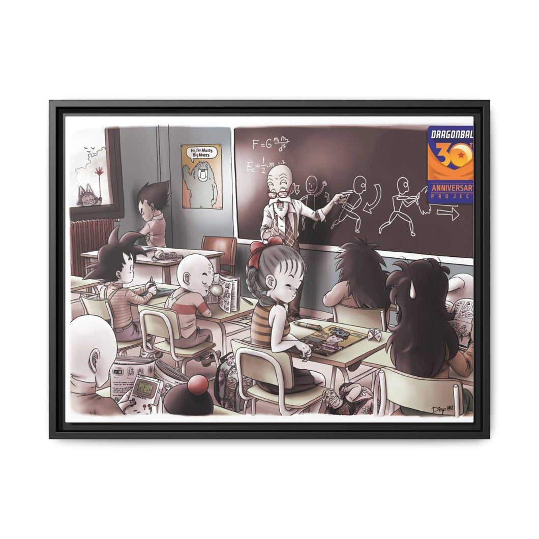 Anime Dragon Ball Zr Canvas Framed Art Print