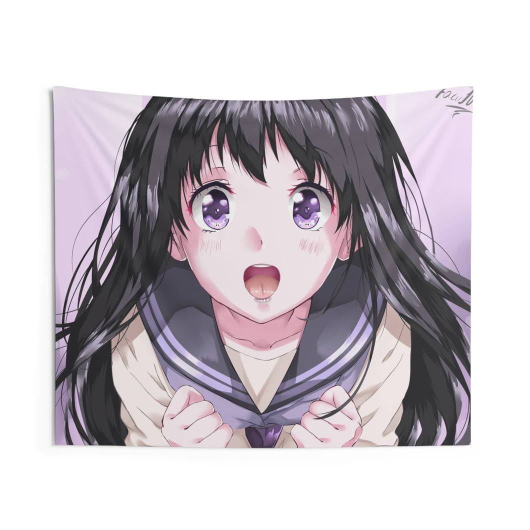 Eru Chitanda Face Indoor Wall Tapestry