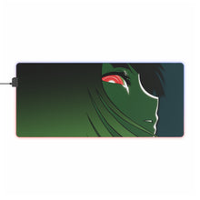 Load image into Gallery viewer, Black Gold Saw RGB LED Mouse Pad (Desk Mat)
