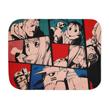 Load image into Gallery viewer, FullMetal Alchemist - Scar , Edward , Alphonse , Winry , Olivier , May  &amp; Shao Sherpa Blanket
