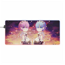 Load image into Gallery viewer, Ram&amp;Rem RGB LED Mouse Pad (Desk Mat)
