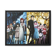 Anime Steins;Gate Canvas Framed Art Print