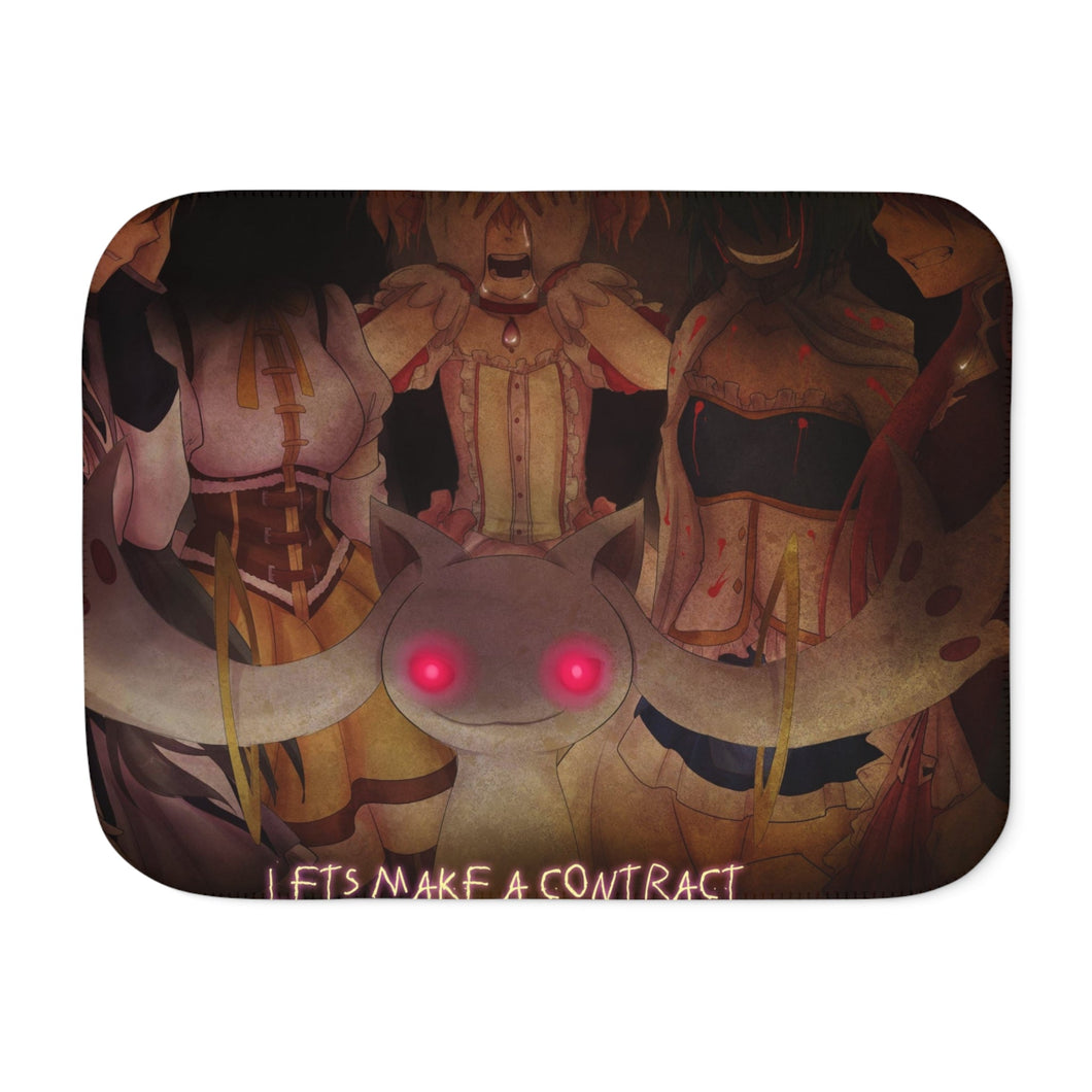 Anime Puella Magi Madoka Magica Sherpa Blanket