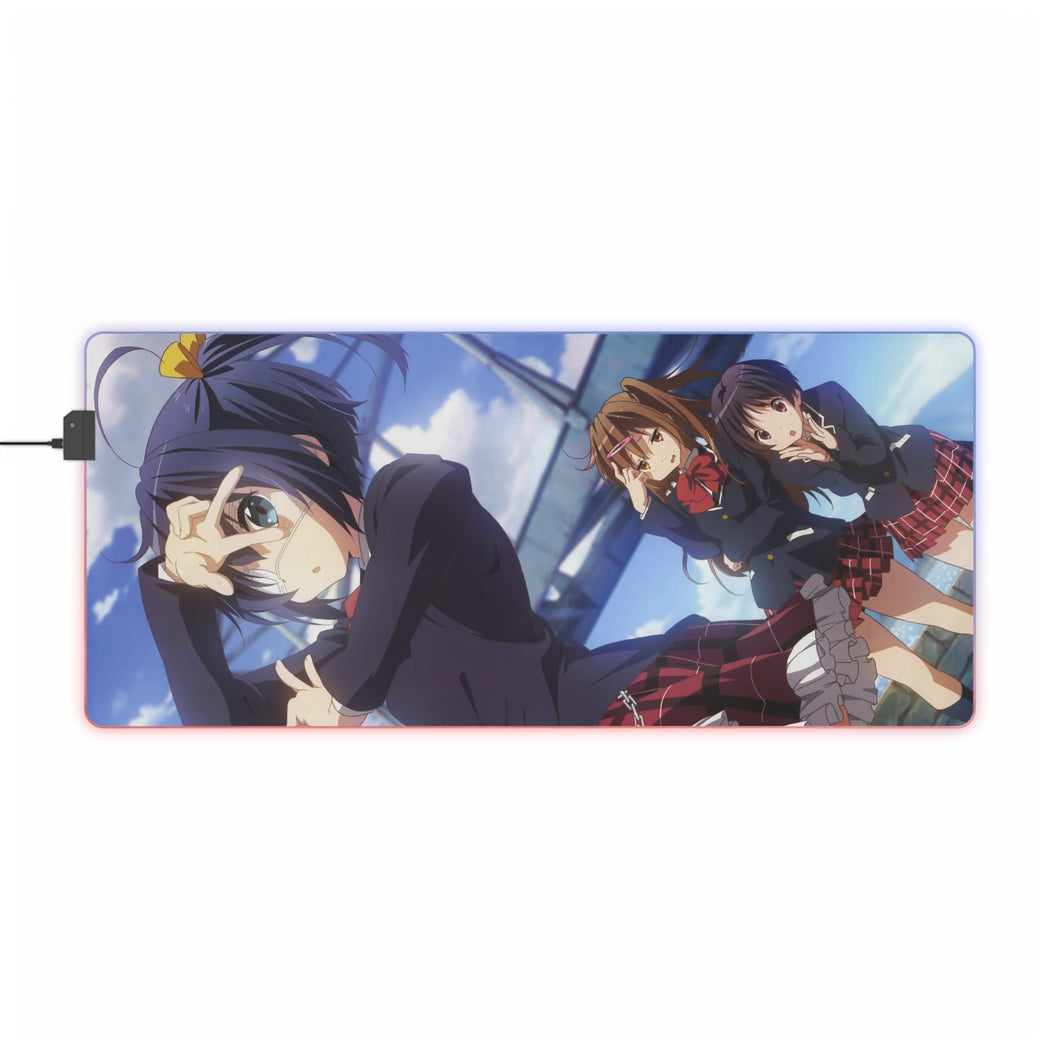 Love, Chunibyo & Other Delusions Rikka Takanashi, Shinka Nibutani, Kumin Tsuyuri RGB LED Mouse Pad (Desk Mat)