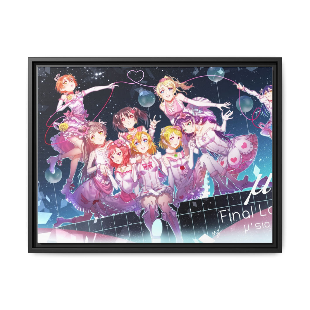 Anime Love Live! Canvas Framed Art Print