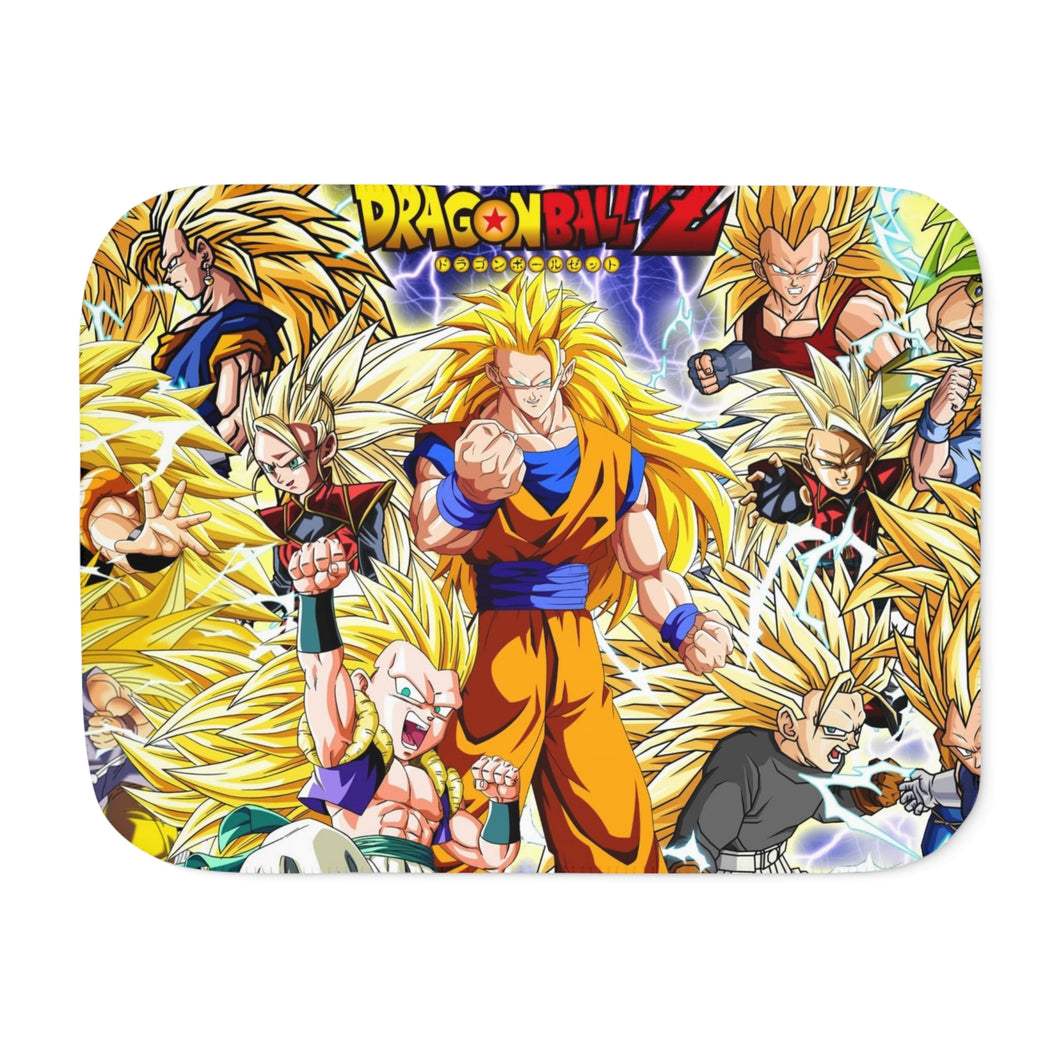 Dragon Ball Z Super Saiyajin 3 Sherpa Blanket