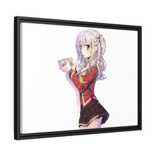Load image into Gallery viewer, Nao Tomori holding a camera Canvas Framed Art Print

