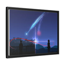 Load image into Gallery viewer, Your Name Mitsuha Miyamizu, Taki Tachibana Canvas Framed Art Print
