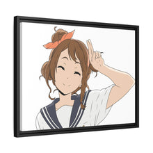 Load image into Gallery viewer, Misaki Sawakiguchi Smile Canvas Framed Art Print
