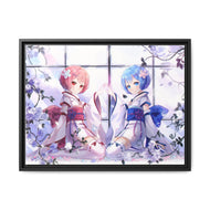 Anime Re:ZERO -Starting Life in Another World- Canvas Framed Art Print