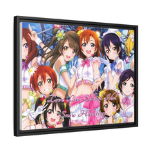 Load image into Gallery viewer, Love Live! Maki Nishikino, Kotori Minami, Umi Sonoda, Honoka Kousaka, Rin Hoshizora Canvas Framed Art Print
