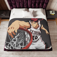 Load image into Gallery viewer, Kuroko&#39;s Basketball Taiga Kagami Sherpa Blanket
