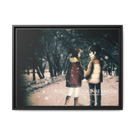 Anime ERASED Canvas Framed Art Print