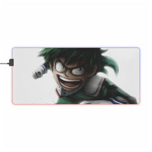 Load image into Gallery viewer, My Hero Academia Izuku Midoriya RGB LED Mouse Pad (Desk Mat)
