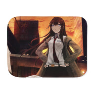 Makise Kurisu & Rintaro Okabe Sherpa Blanket