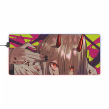 Load image into Gallery viewer, Anime Chainsaw Man RGB LED Mouse Pad (Desk Mat)

