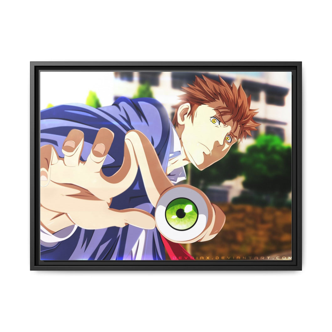 Shinichi Izumi And ‏‏‏‏‏‏Migi Canvas Framed Art Print
