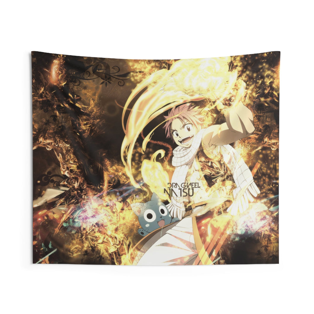 Natsu and Happy Indoor Wall Tapestry
