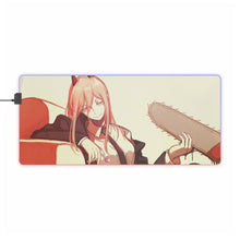 Load image into Gallery viewer, Chainsaw Man RGB LED Mouse Pad (Desk Mat)
