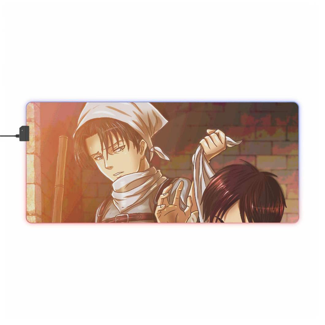 Anime Attack On Titan RGB LED Mouse Pad (Desk Mat)
