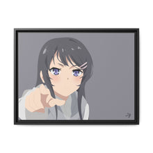 Load image into Gallery viewer, Rascal Does Not Dream Of Bunny Girl Senpai Canvas Framed Art Print
