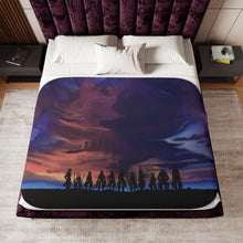 Load image into Gallery viewer, Anime Attack On Titan Sherpa Blanket
