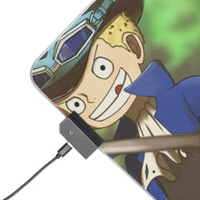 Load image into Gallery viewer, One Piece Monkey D. Luffy RGB LED Mouse Pad (Desk Mat)
