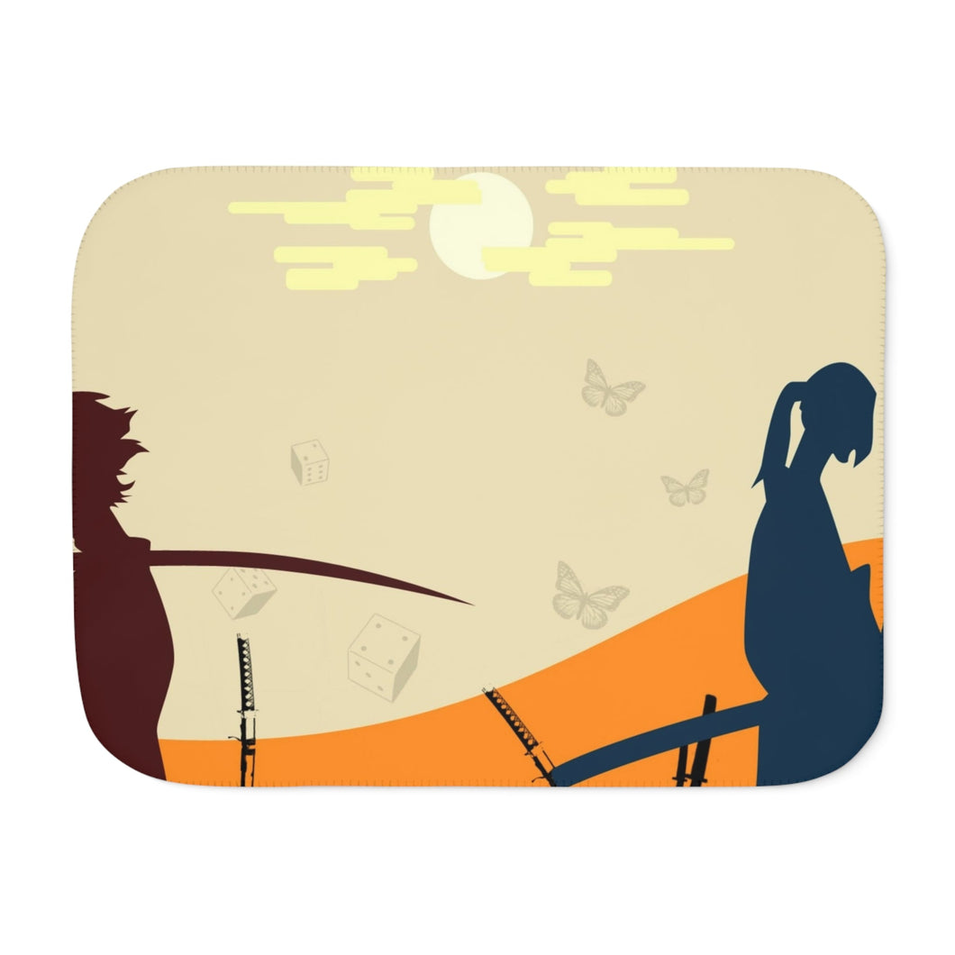 Anime Samurai Champloo Sherpa Blanket