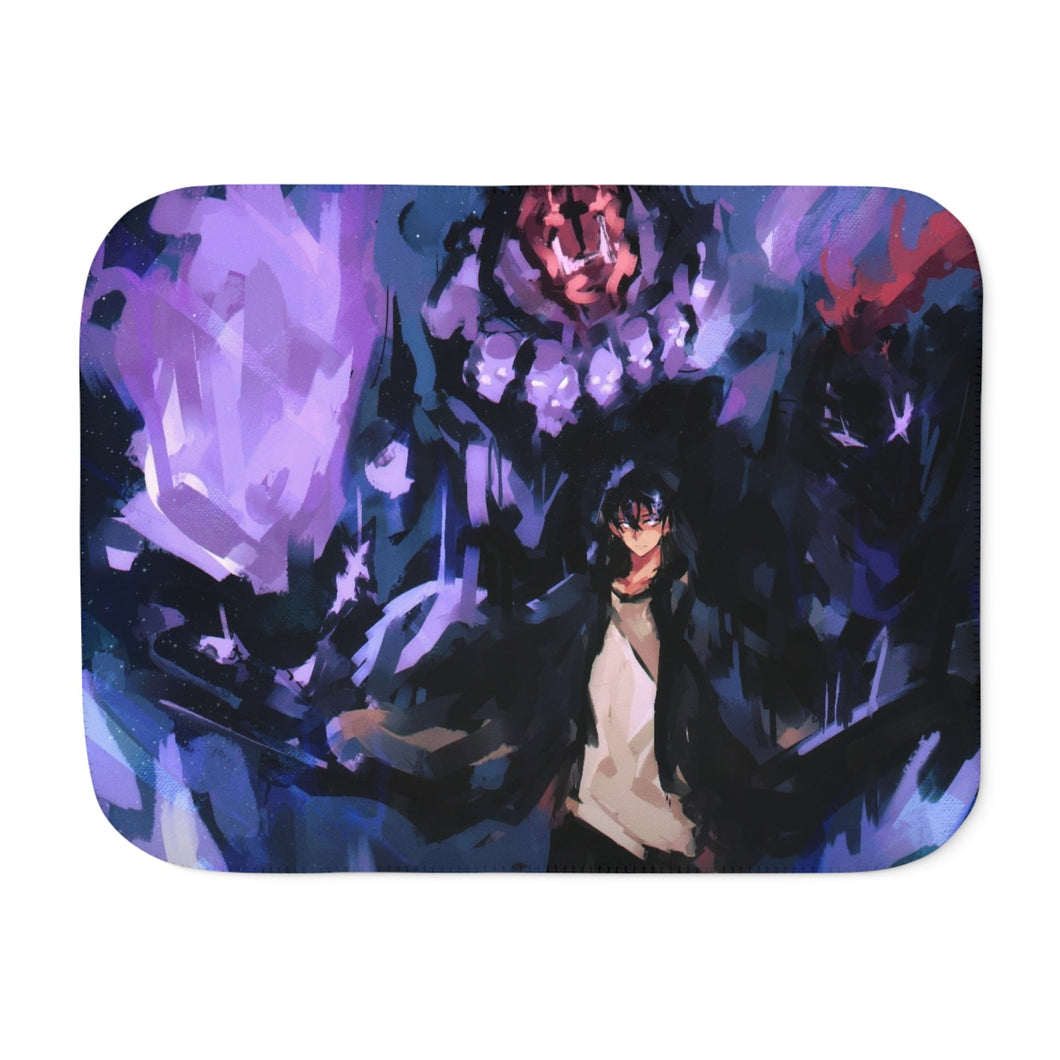 Anime Solo Leveling Sherpa Blanket