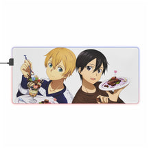 Load image into Gallery viewer, Sword Art Online Kazuto Kirigaya RGB LED Mouse Pad (Desk Mat)
