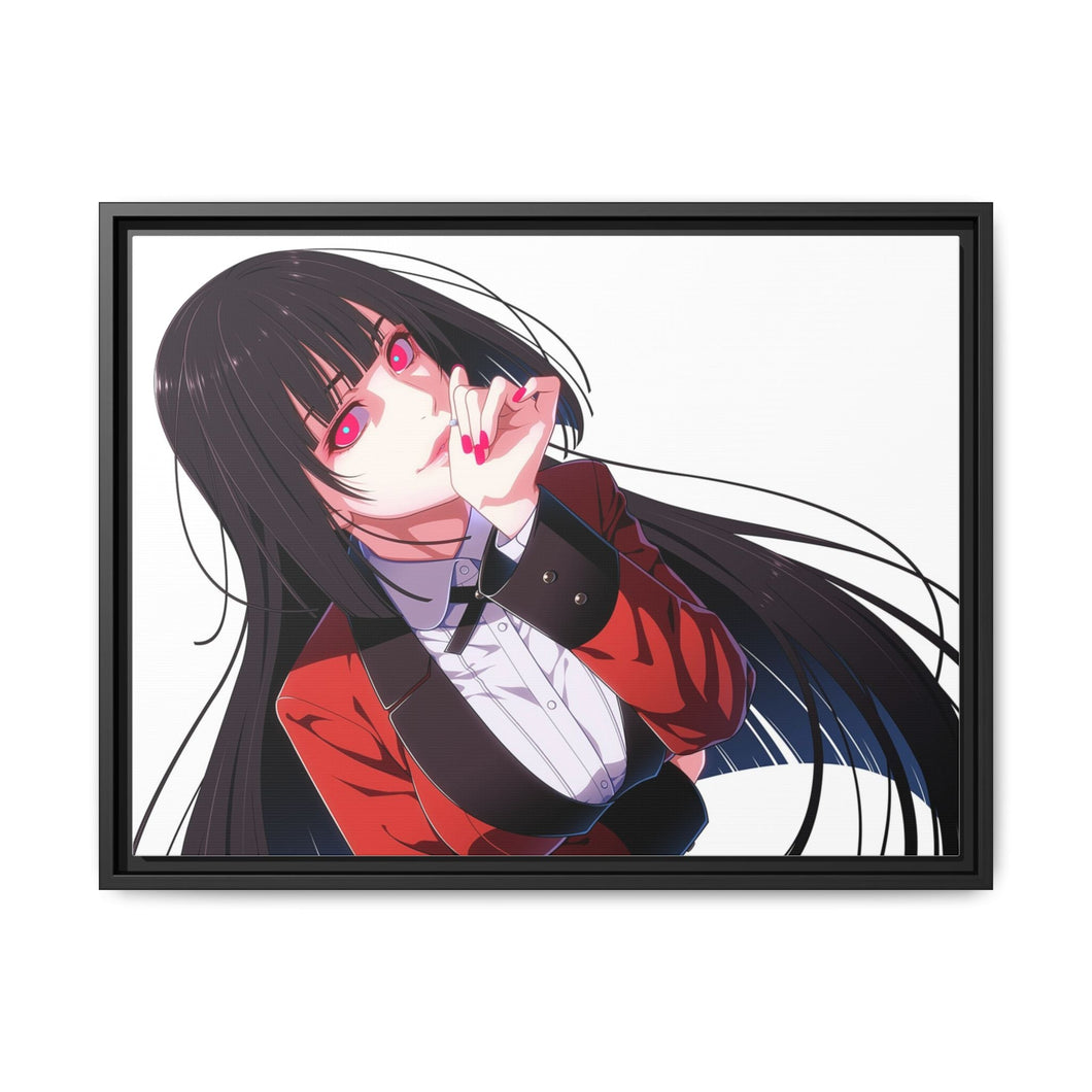 Evil and Beauty Canvas Framed Art Print