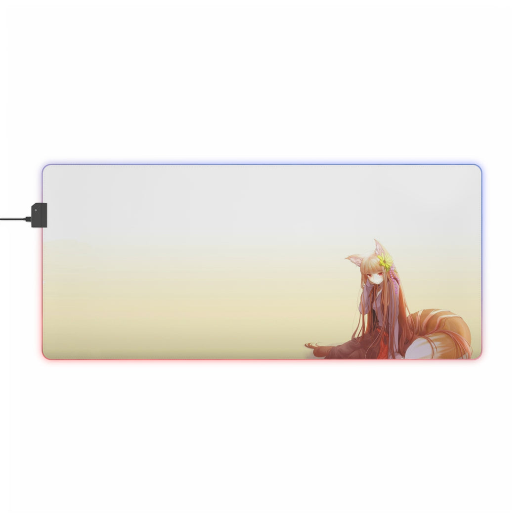 Spice And Wolf RGB LED Mouse Pad (Desk Mat)