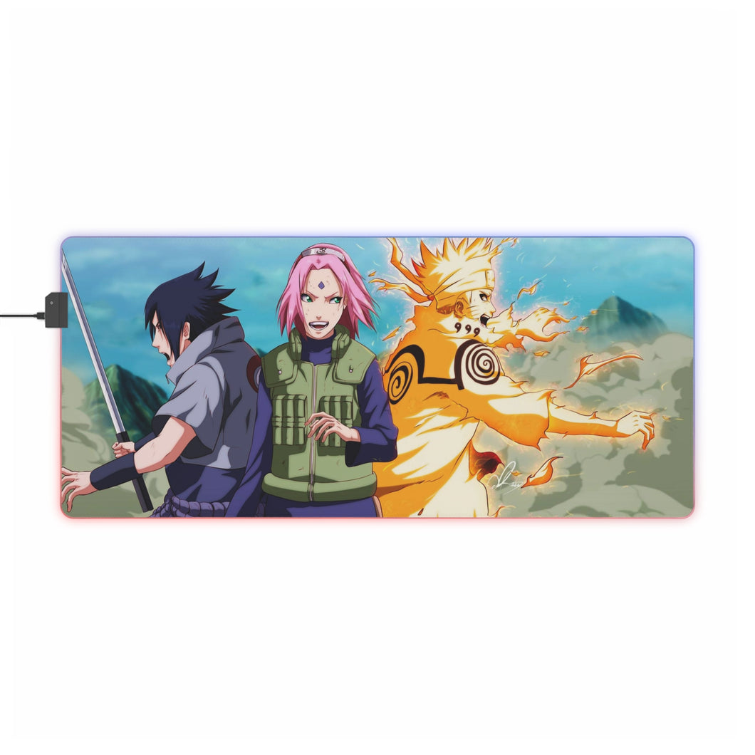Anime Naruto RGB LED Mouse Pad (Desk Mat)