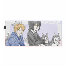 Load image into Gallery viewer, Chainsaw Man RGB LED Mouse Pad (Desk Mat)
