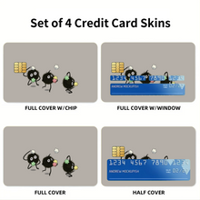 Load image into Gallery viewer, A few マクロクロスケ sketched on a cool Tokyo night Credit Card Skins (4-in-1 Pack)
