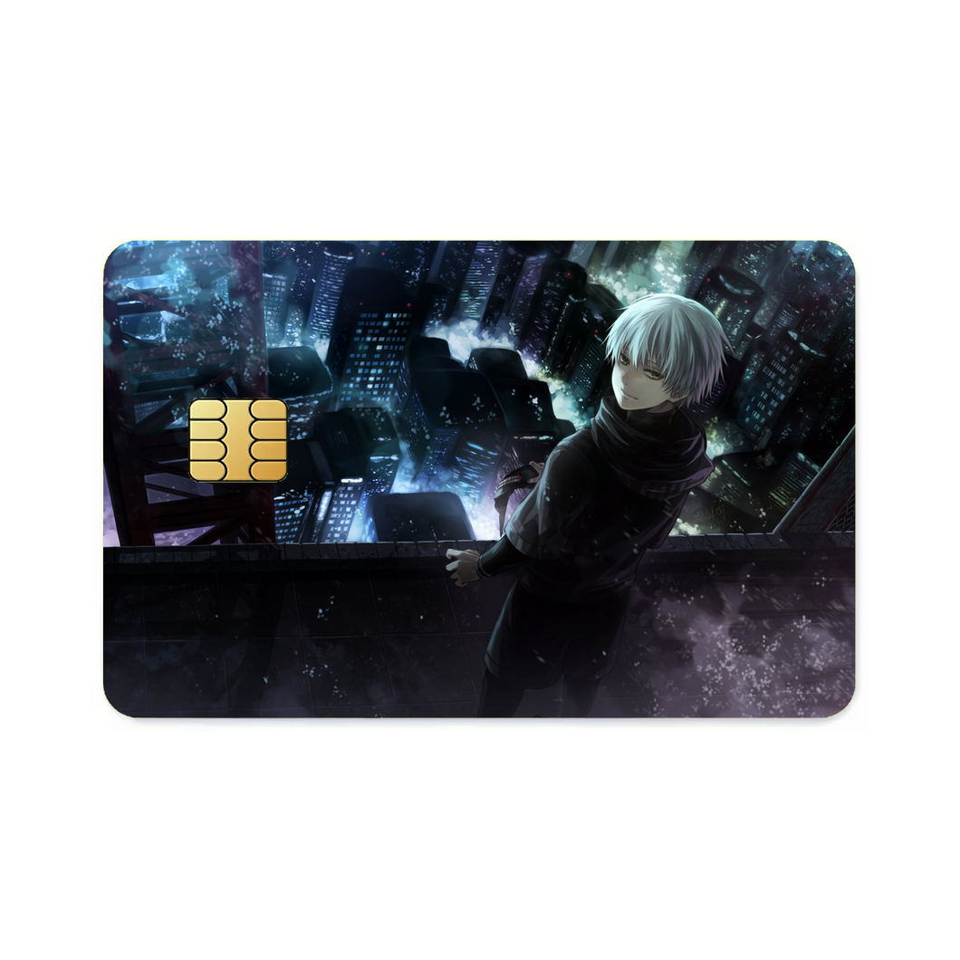 A ghoul in the top of building  Credit Card Skins (4-in-1 Pack)