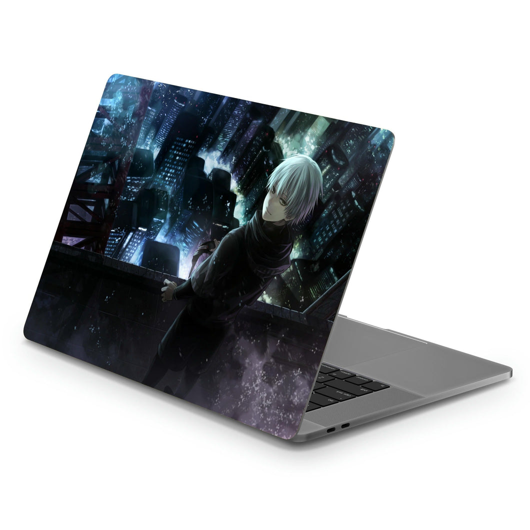 A ghoul in the top of building  Macbook Skin