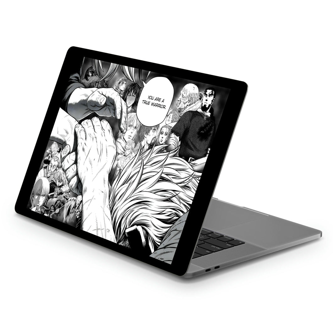 A True Warrior  Macbook Skin