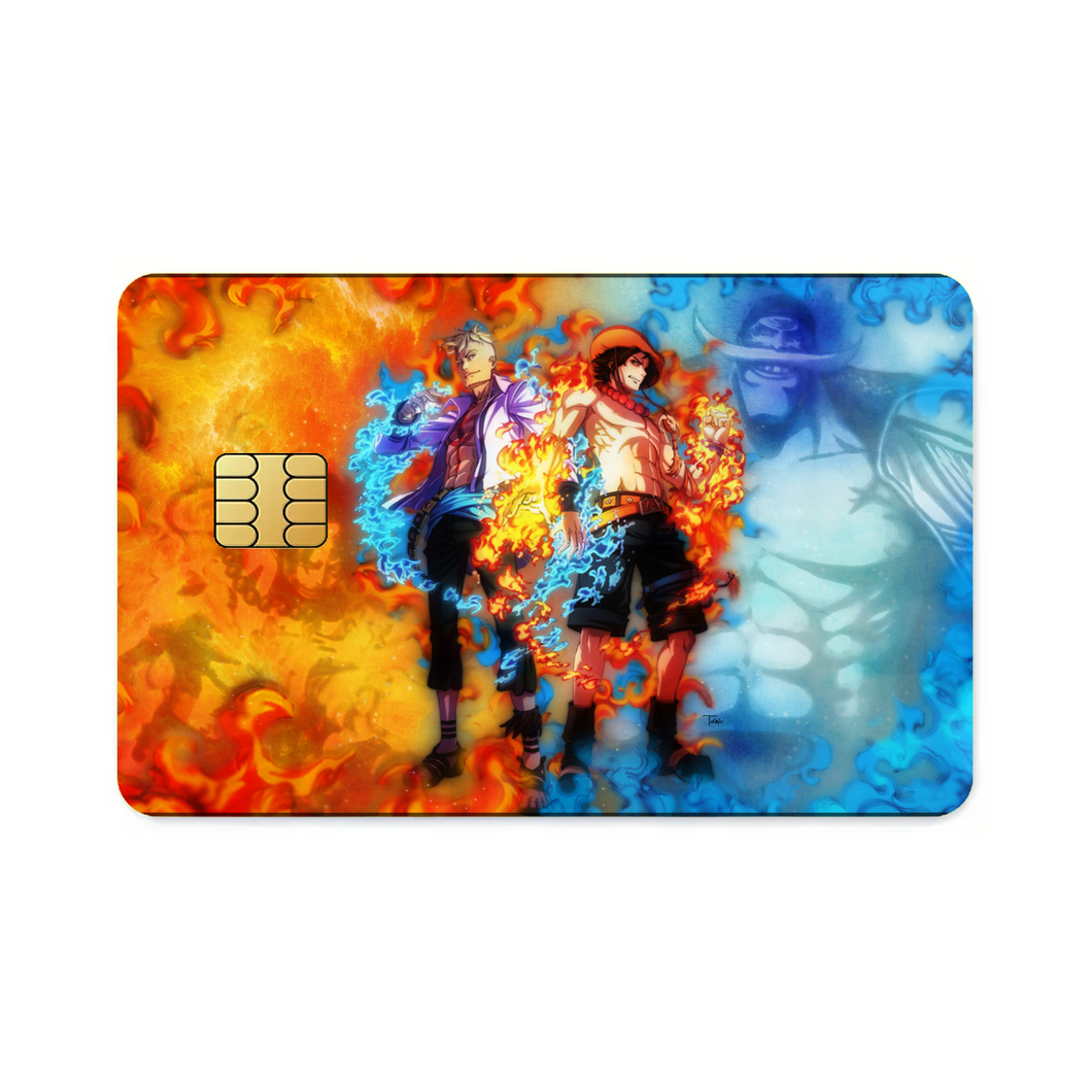 Ace,Marco and White Beard Credit Card Skins (4-in-1 Pack)