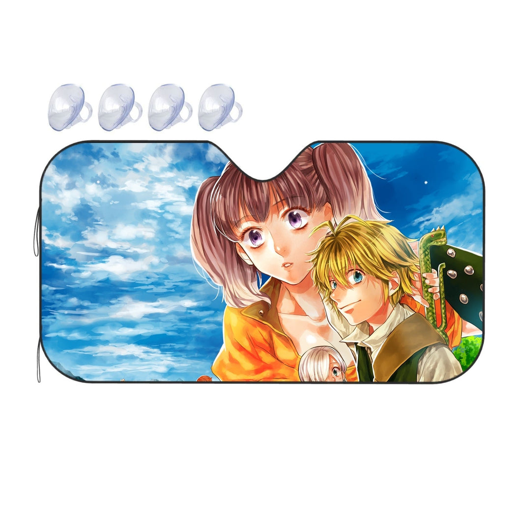Adventure Awaits Car Sunshade
