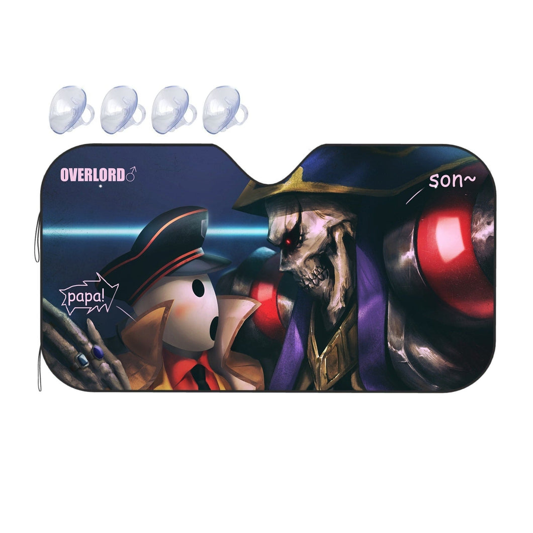 Ainz Ooal Gown and Pandora's Actor Car Sunshade