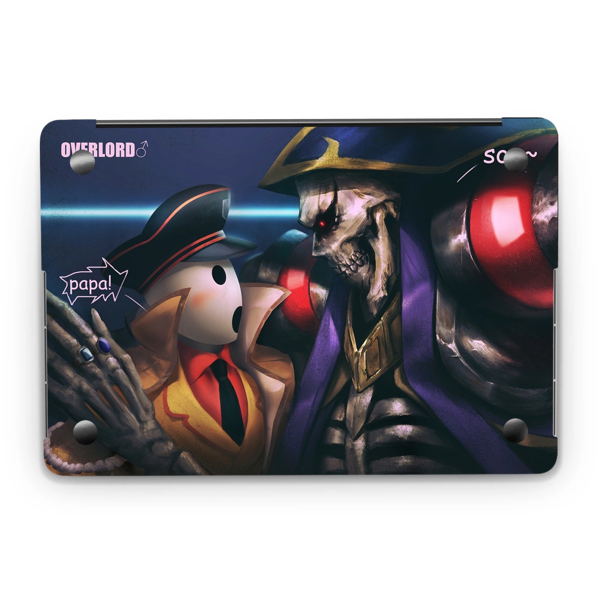Actor Mapbook Ainz Ooal Gown and Pandora's Actor Macbook Skin