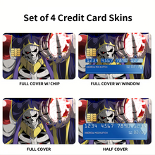 Load image into Gallery viewer, Ainz Ooal Gown  Credit Card Skins (4-in-1 Pack)
