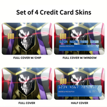 Load image into Gallery viewer, Ainz Ooal Gown Magic Caster  Credit Card Skins (4-in-1 Pack)
