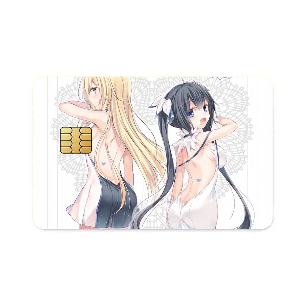 Aiz and Hestia Credit Card Skins (4-in-1 Pack)
