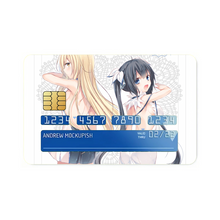 Load image into Gallery viewer, Aiz and Hestia Credit Card Skins (4-in-1 Pack)
